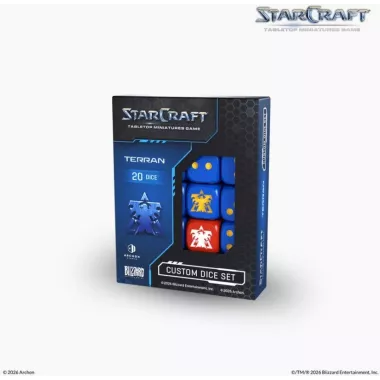 StarCraft - Tabletop Miniatures Game - Terran - Dice Set - Version Anglaise