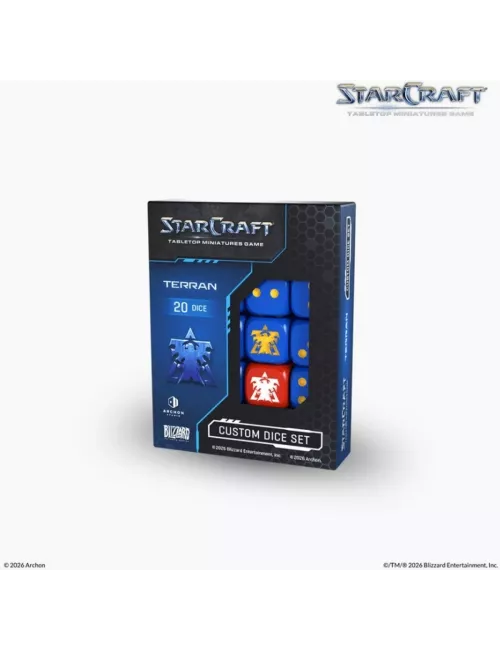 StarCraft - Tabletop Miniatures Game - Terran - Dice Set - Version Anglaise