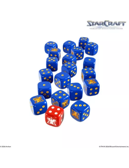 StarCraft - Tabletop Miniatures Game - Terran - Dice Set - Version Anglaise