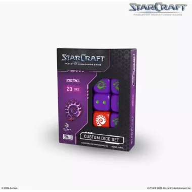 StarCraft - Tabletop Miniatures Game - Zerg - Dice Set - Version Anglaise