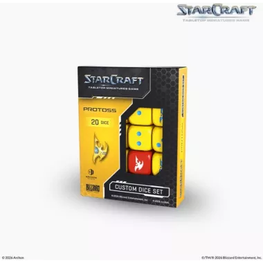 StarCraft - Tabletop Miniatures Game - Protoss - Dice Set - Version Anglaise