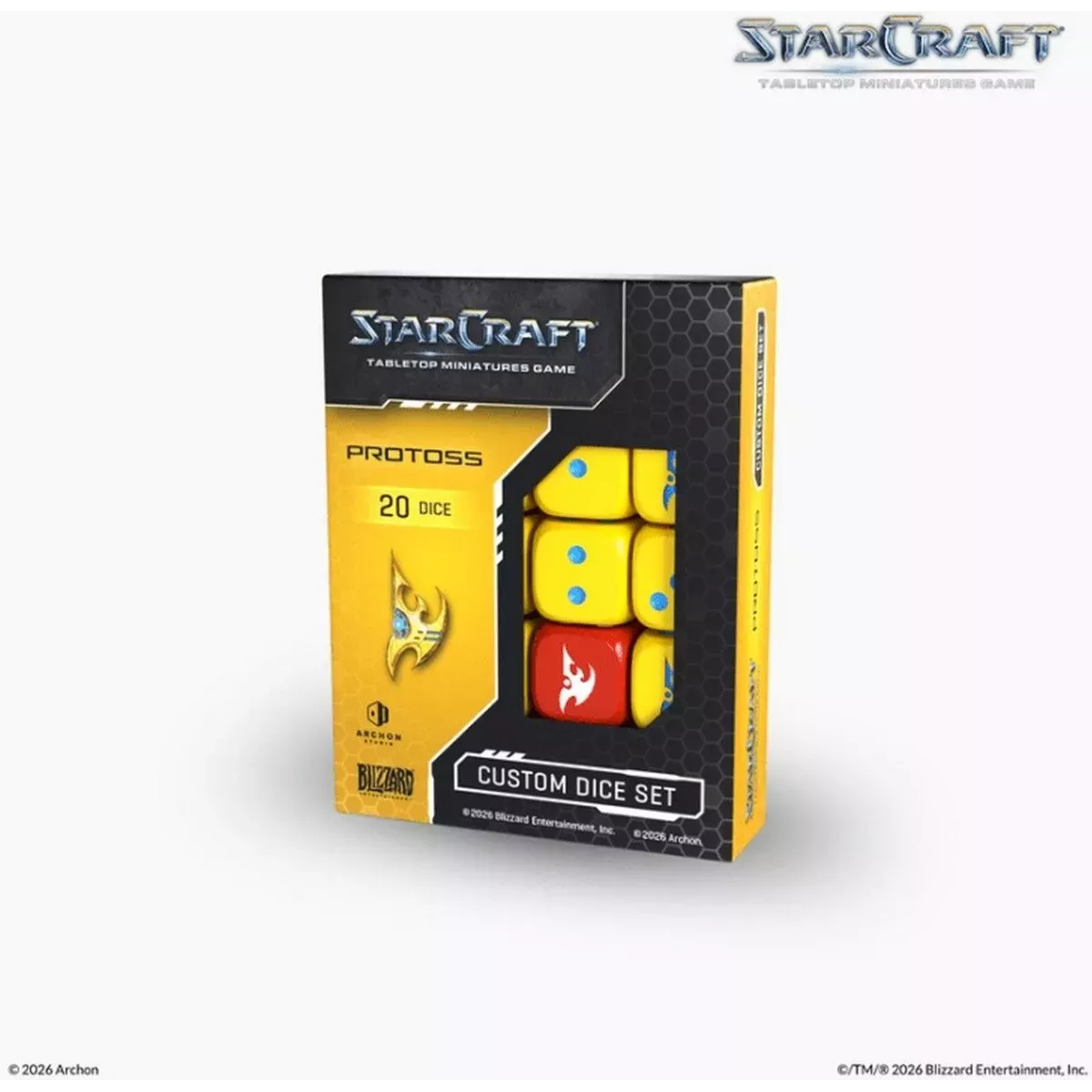 StarCraft - Tabletop Miniatures Game - Protoss - Dice Set - Version Anglaise