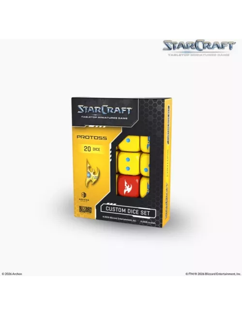 StarCraft - Tabletop Miniatures Game - Protoss - Dice Set - Version Anglaise