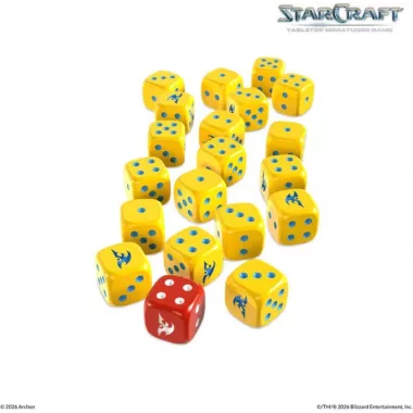StarCraft - Tabletop Miniatures Game - Protoss - Dice Set - Version Anglaise