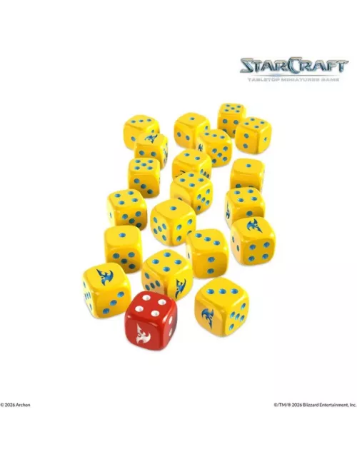 StarCraft - Tabletop Miniatures Game - Protoss - Dice Set - Version Anglaise