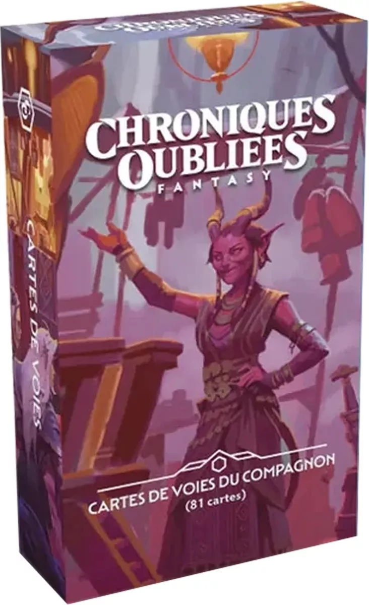 Boite de Chroniques Oubliées Fantasy 2ème Édition : Cartes de Voies du Compagnon