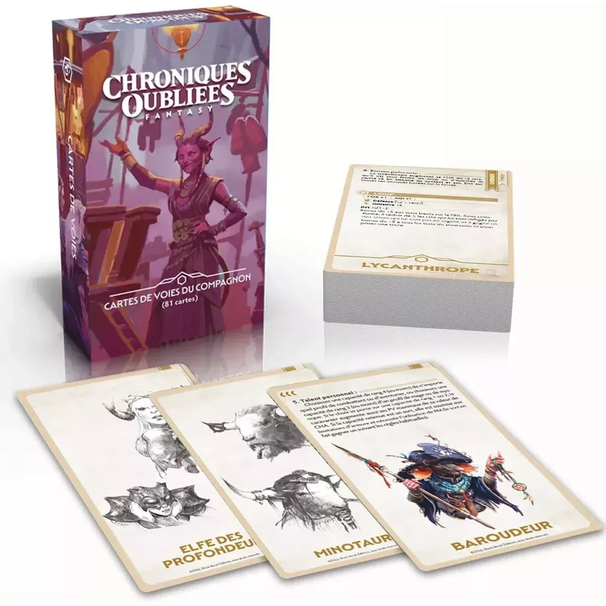 Chroniques Oubliées Fantasy 2ème Édition : Cartes de Voies du Compagnon