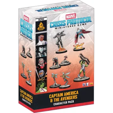 Marvel Crisis Protocol : Captain America & The Avengers - Character Pack