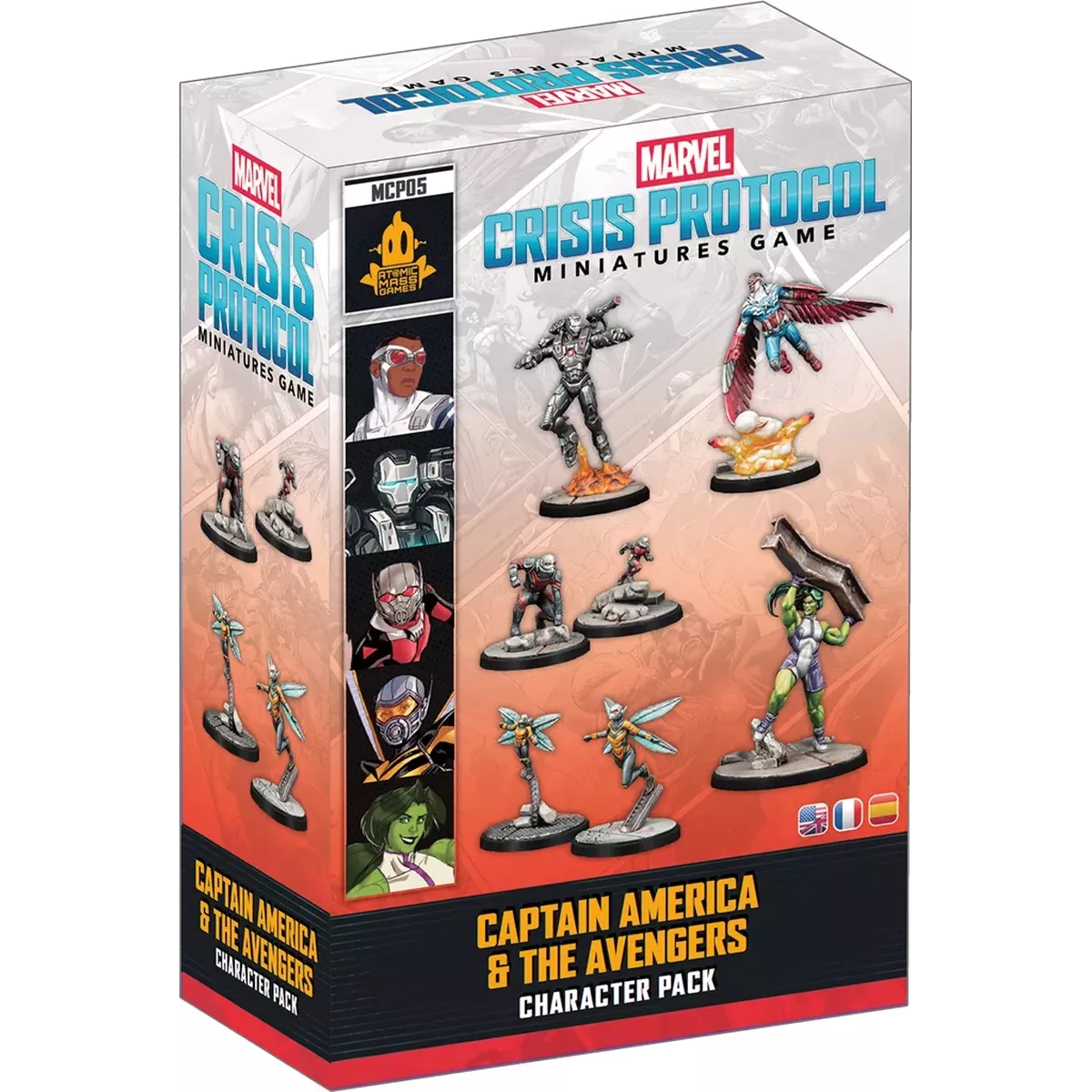 Marvel Crisis Protocol : Captain America & The Avengers - Character Pack