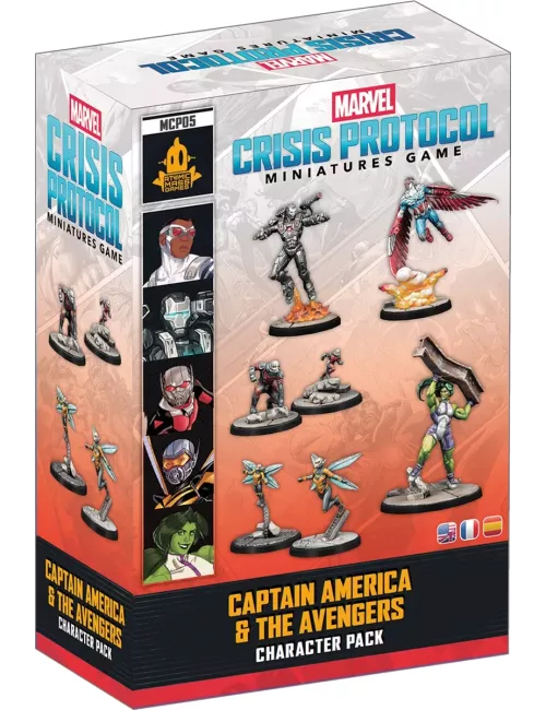 Marvel Crisis Protocol : Captain America & The Avengers - Character Pack