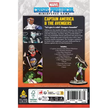 Marvel Crisis Protocol : Captain America & The Avengers - Character Pack