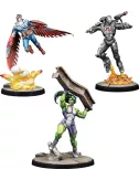 Marvel Crisis Protocol : Captain America & The Avengers - Character Pack