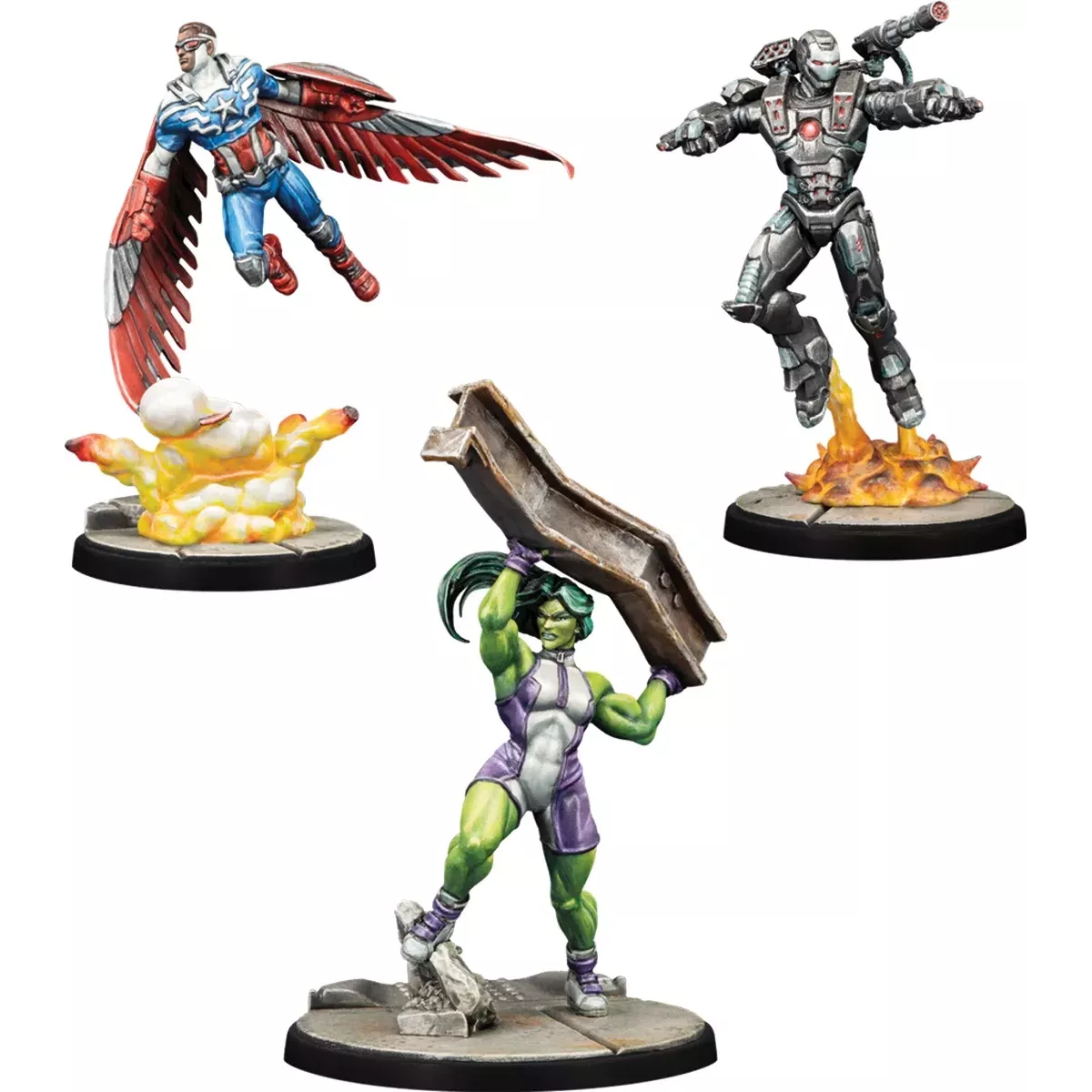Marvel Crisis Protocol : Captain America & The Avengers - Character Pack