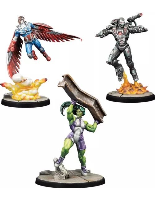 Marvel Crisis Protocol : Captain America & The Avengers - Character Pack