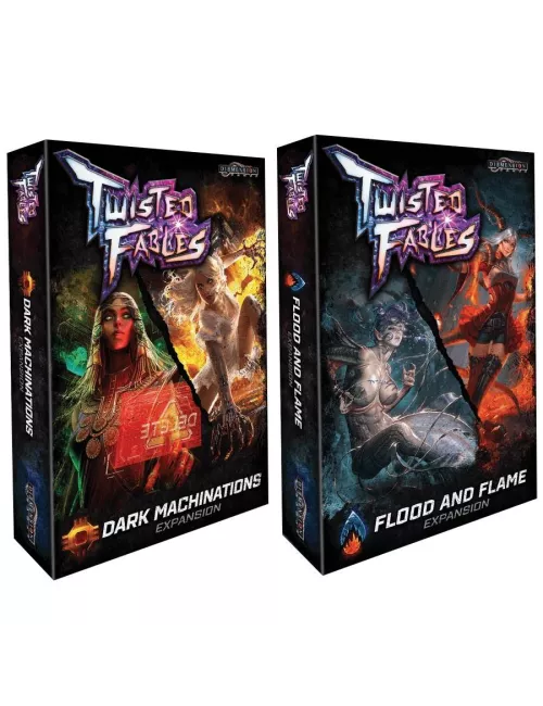 Twisted Fables : Pack Flood and Flames + Dark Machinations + Figurines - Extension