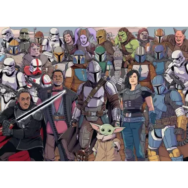 Puzzle Challenge Star Wars The Mandalorian - 1000 pièces