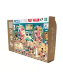 puzzle visite au musée - 50 pièces boîte