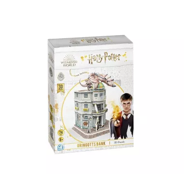 Puzzle 3D Harry Potter - La Banque de Gringotts - 74 pièces