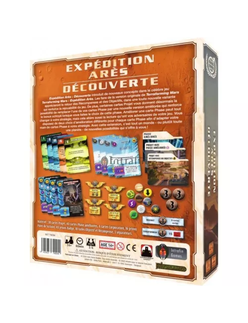 terraforming mars : expédition arès  : découverte - extension plateau