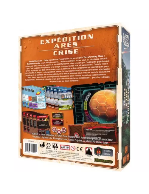 terraforming mars : expédition arès : crise - extension  plateau