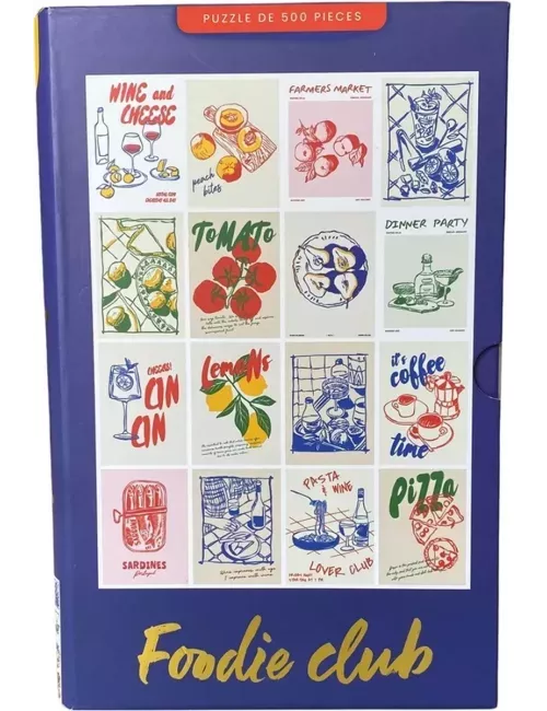 Puzzle Foodie Club - 500 pièces