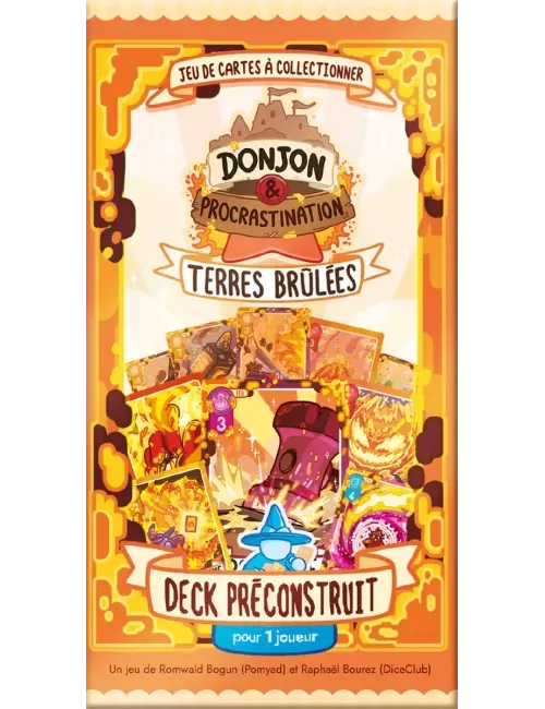 Donjon & Procrastination : S5 Terres Brûlées : Deck Préconstruit - 1 joueur