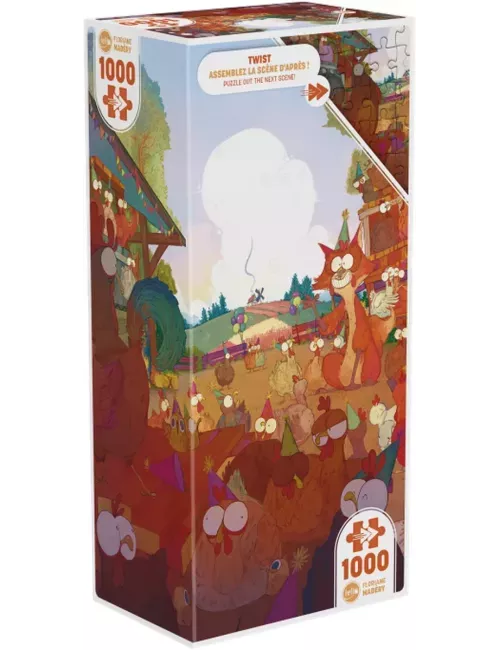 Puzzle Twist Cheeky Fox - 1000 pièces