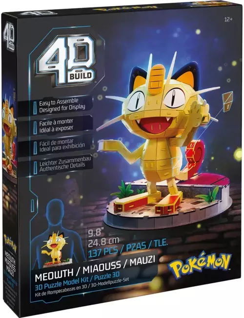 Puzzle 4D Build - Pokémon : Miaouss - 137 pièces