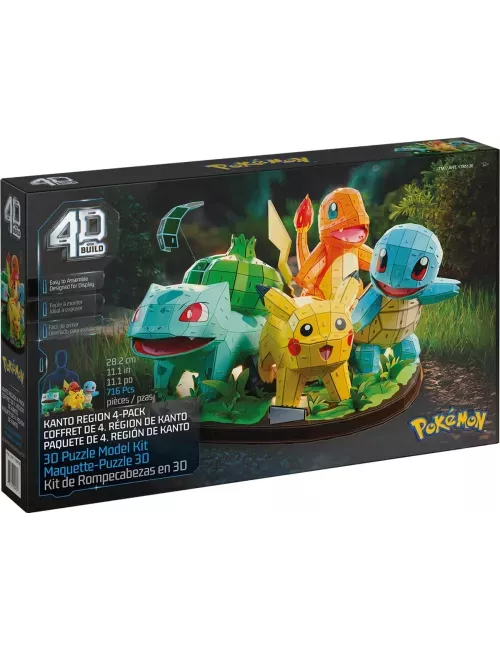 Puzzle 4D Build - Pokémon : Diorama Région Kanto - 716 pièces