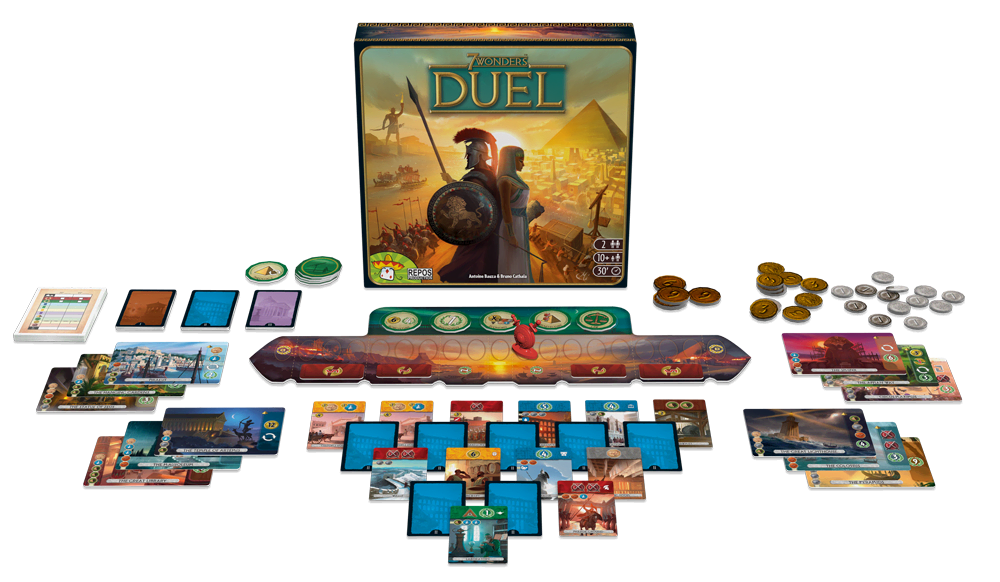 7 Wonders Duel Matériel