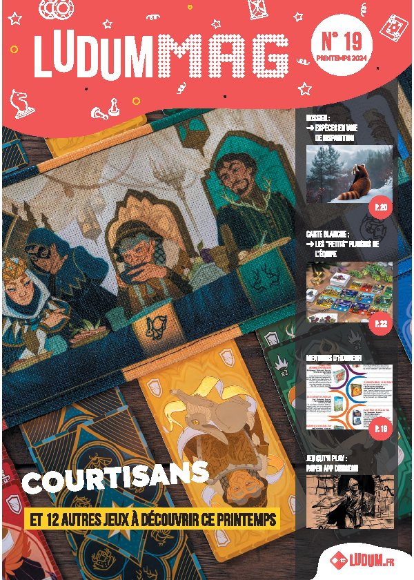 Couverture Ludum Mag n°19 — Printemps 2024
