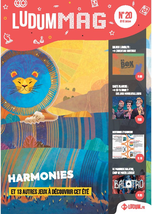 Couverture Ludum Mag n°20 — Été 2024