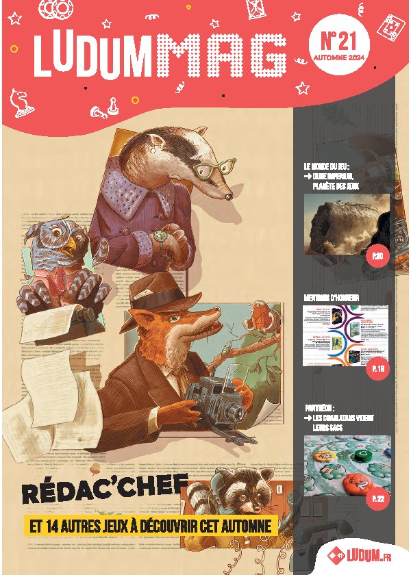 Couverture Ludum Mag n°21 — Automne 2024