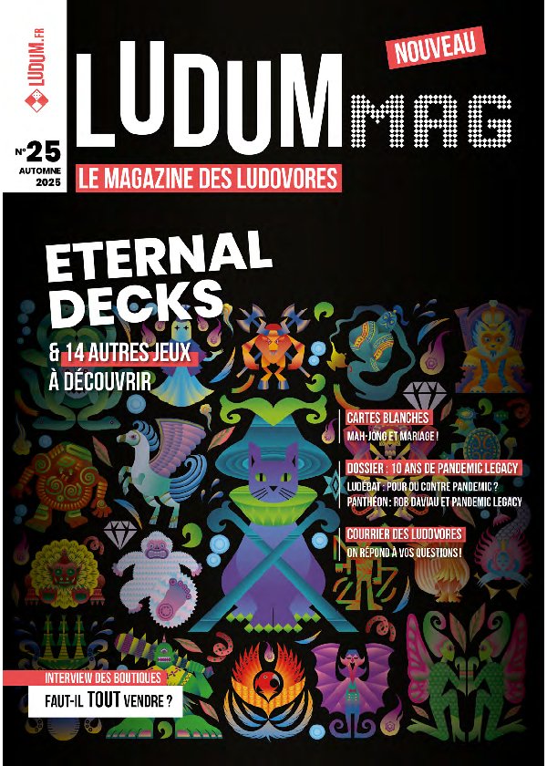 Couverture Ludum Mag n°25 — Automne 2025